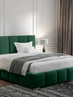 Postel MODEL 09 200x200 zelená - MAGIC VELVET 2225 Expresní Doručení
